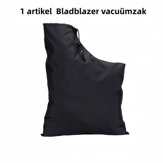1 artikel - Bladblazer vacuümzak - Geschikt voor bladblazeropslag - Luchtdicht - Eenvoudig - 44*60cm opbergtas met rits - Zwart van Grutty