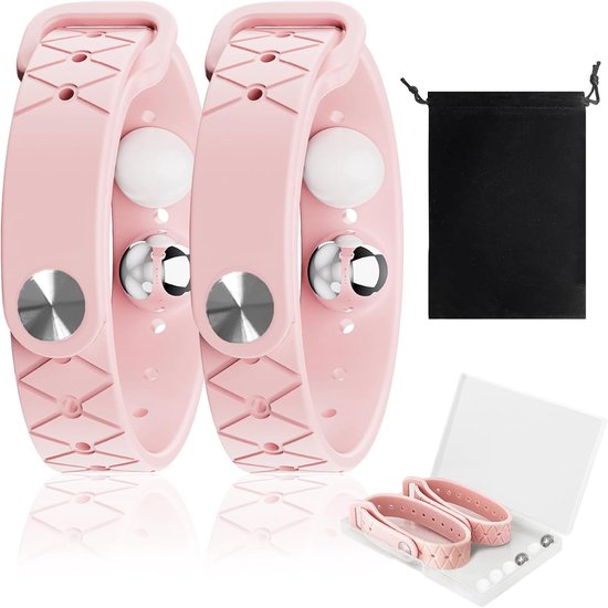 1 paar acupressuurarmbanden tegen misselijkheid - siliconen zeeziekte - anti-armbanden - reisziekte - natuurlijke verlichting - verstelbare acupressuurarmbanden voor volwassenen en kinderen van Merkloos	