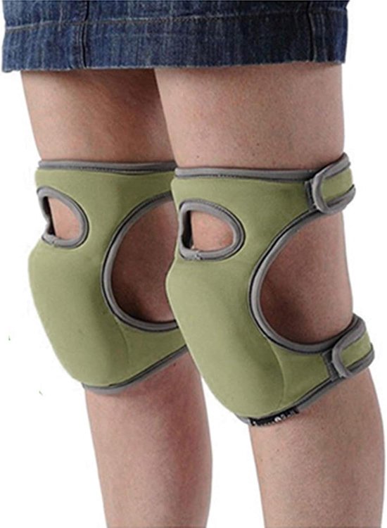 1 paar ultra zachte EVA schuim tuinieren knie kussens verstelbare tuin huishoudelijk werk van Merkloos	