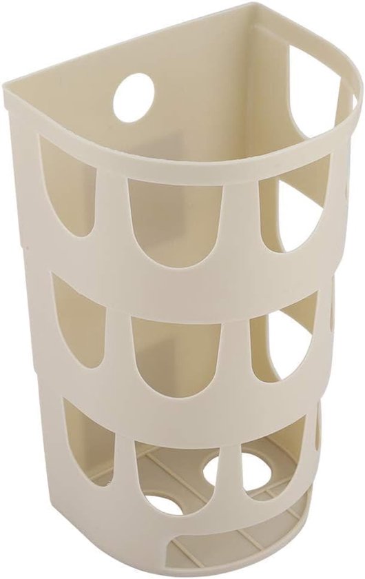 1 st Plastic Vuilniszak Houder Boodschappentas Dispenser Prullenbak Opbergmand Wandmontage Opknoping Organizer Rack van Merkloos	