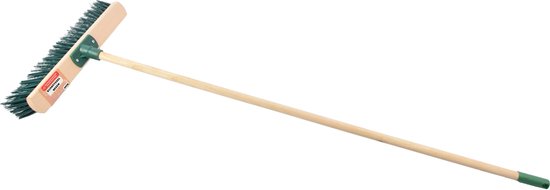 1 Stuks Kunststof Bezem voor Buitengebruik - Geschikt voor Vochtige Ondergronden - 120cm Steel - 40cm Breed van La Curaçao