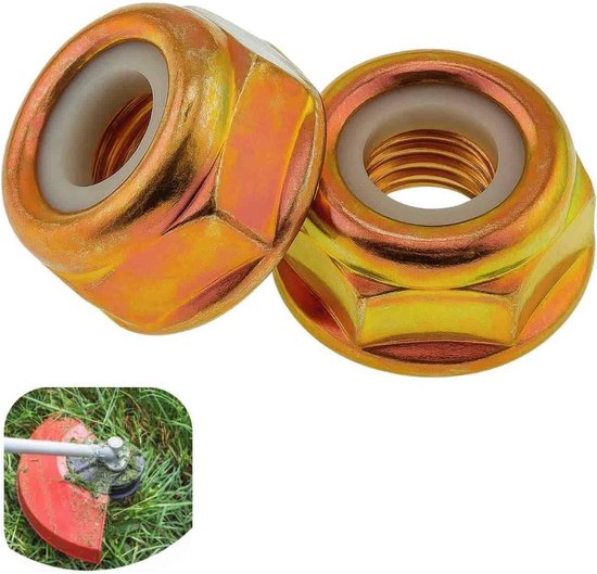 1 x universele mesmoer, M10 x 1,25, linkse schroefdraad, accessoires voor bosmaaier, vervanging voor bosmaaier van Merkloos	