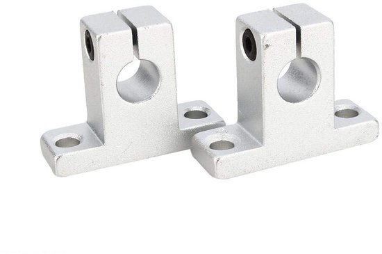 10 mm lineaire railashouder - verticale optische ashouder - aluminiumlegering van Merkloos	