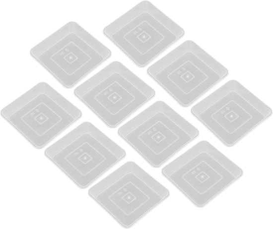 10 Plastic Plant Saucer Tray Transparante Plant Pot Onderzetter voor Bonsai Bloempotten Vervormingsbestendig Duurzaam voor Vloerbescherming Interieurdecoratie