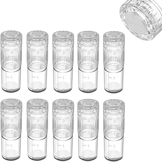 10 reservepatronen voor Microneedling Nano-HR, reservenaalden voor serumapplicator Hydra Pen H3, echte wegwerp-reservepunten, huidverzorgingsaccessoires