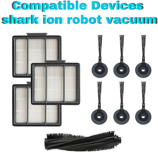 10 stuks borstelfilteraccessoires geschikt voor Shark ION Robot S87 R85 RV850