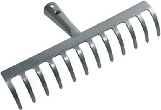 10 T zonder steel - verzinkt - Hark - Harken - zonder steel