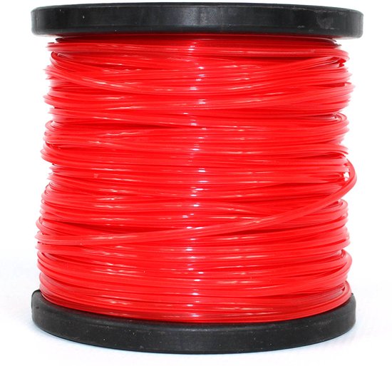 100 m / ster / 2,4 mm slijtvaste snijdraad voor de Parkside PBS 2 D4 / PRT 550 B6 / PRTA 20-Li D3 bosmaaier