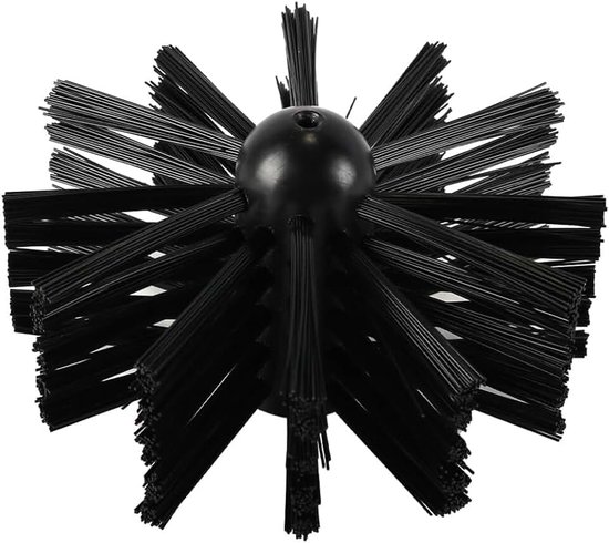 100 mm schoorsteenveger borstel - nylon borstelharen ventilatie en reinigingsgereedschap schoorsteendroger ontluchtingsborstel voor open haard, drogere ventilatieopeningen en