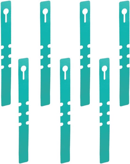 100 Pcs Plant Labels, Green Plastic Adjustable Tree Hanging Labels Wrap Around Garden Plants Markers Name Tag for Seed Vegetable Flower Pot Plants Gardening, 2x21cm van Merkloos	