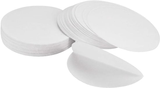 100 Stuk Filterpapier - Laboratorium - Chemisch Filterpapier - Kwaliteitsfilterpapier - Rond Kwaliteitsfilterpapier - Machine Geolied Filterpapier voor Chemische Toepassingen van Merkloos	