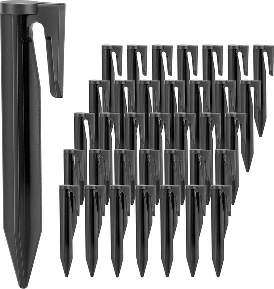 100 stuks, robotmaaier grenslijn-grondhaak-grondpen-robotmaaierpen, gazonrobot, grenslijn, geschikt voor Gardena, Worx van Merkloos	