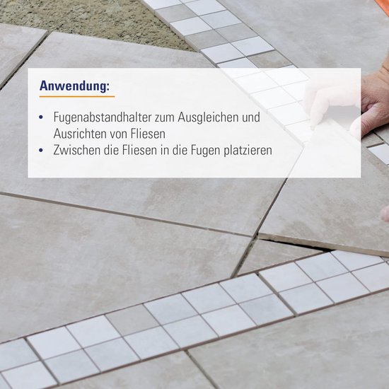 100 Stuks U-Vorm Voegenafstandhouders 1,5 mm - Robuuste Tegelafstandhouders voor Tegels Leggen
