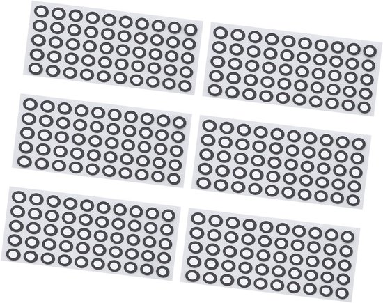 1000 Stuks 3D-scanmarkering - ID 6 Mm - OD 10 Mm - Hoge Reflectie - Sterke Hechting - 3D Tracking Dot - Referentiepuntmarkering voor 3D-scannen en Metingen