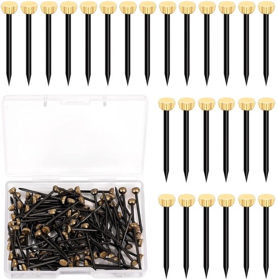 100pcs Photo Hanger - Robuste Hang Hardware Nagels - Fotolijsten en Houtbewerking (25mm Lang) van Merkloos	