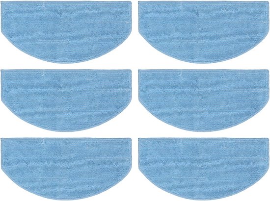 10Pcs Robot Stofzuiger Mop Doekjes Ultra Fijne Vezel Doek Dweilen Pad Vervanging Accessoires Voor Tikom G8000 G8000 Pro Voor Laresar Evol 3 tikom g8000 pro robot vacuums and mop Aspirapolvere robot