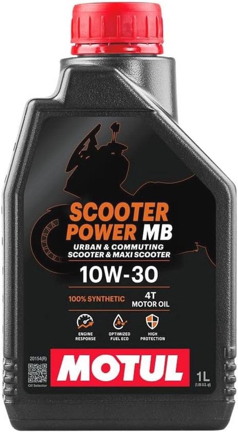 10W30 Synthetische Motorolie voor 4-takt Scooters - Hoogwaardige Motorolie van Merkloos	