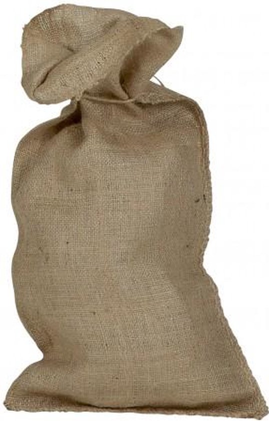 10x | Jute zak 30x60cm | 100% biologisch afbreekbaar | 25KG van 10x