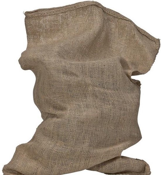 10x | Jute zak 60x110cm | 65L | 100% biologisch afbreekbaar van 10x