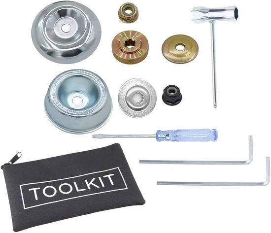 11-delige bevestigingsset accessoires voor bosmaaier - handige adapter van Merkloos	