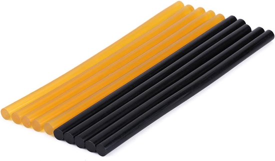 11 mm 270 mm 5 verpakkingen zwart - 5 pack gele lijm stokken - uitdeuken zonder reparatiegereedschap - Onderhoudsgereedschap en accessoires van Geluidsignaal