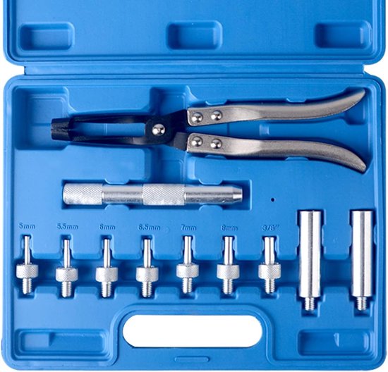 11 stks Klep Stam Seal Remover - Installer - Verwijdering Extractor - Installer Tang - Tool Kit voor Auto Onderhoud van Merkloos	