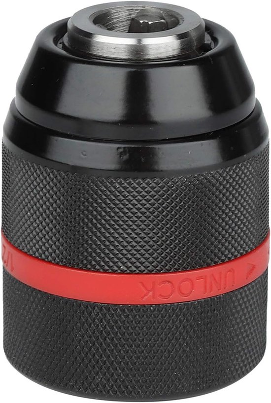 1/2-20UNF Mount - 2-13mm Quick Change - Keyless Hand Drill Chuck - Self-Tensioner - Multi-Purpose Drill Chuck van DeWalt