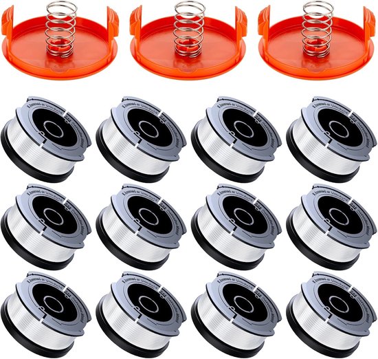 12 stuks draadspoelen – Geschikt voor Black & Decker A6481 A6485, 1,65mm