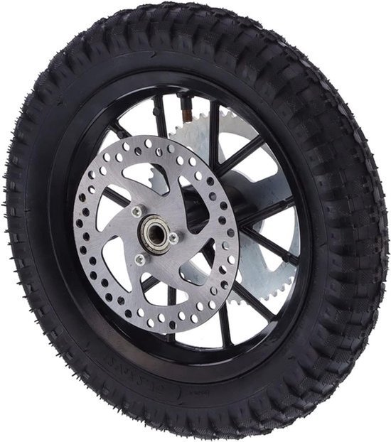 12.5 x 2.75 inch mini-achterwiel - met vervangende band en binnenband - voor 49cc 2-takt mini-dirtbike