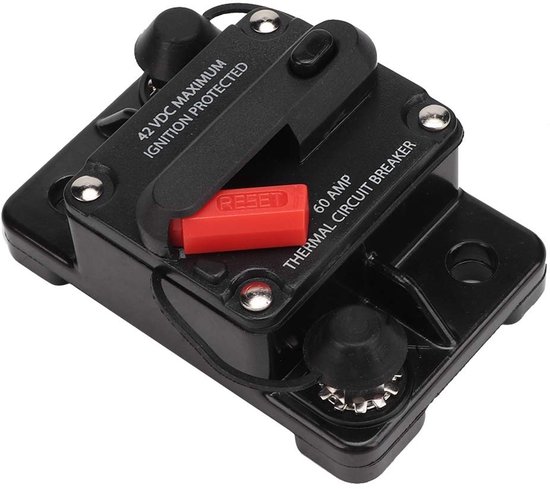 12V 30A/40A/60A Auto Stereo Audio Resetbare Inline Circuit Breaker Zelfherstellende Zekering Circuit Breaker (60A) van Qiorange