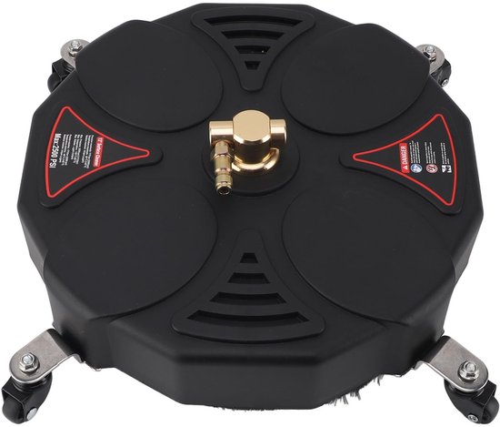 13 inch hogedrukreiniger voor oppervlakten, veelzijdige reinigingsoplossing, ronde vloerreiniger, compatibel, nauwkeurig vakmanschap, gebruiksvriendelijk, 2500 PSI van Merkloos	