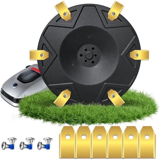 13 stuks Accessoires voor robotmaaier - geschikt voor DREAME A1 / A1 Pro / A2 & MOVA 600 / 600 KIT / 1000 - onkruid - grasmaaier draaiplateau - robotmaaier messen van Merkloos	