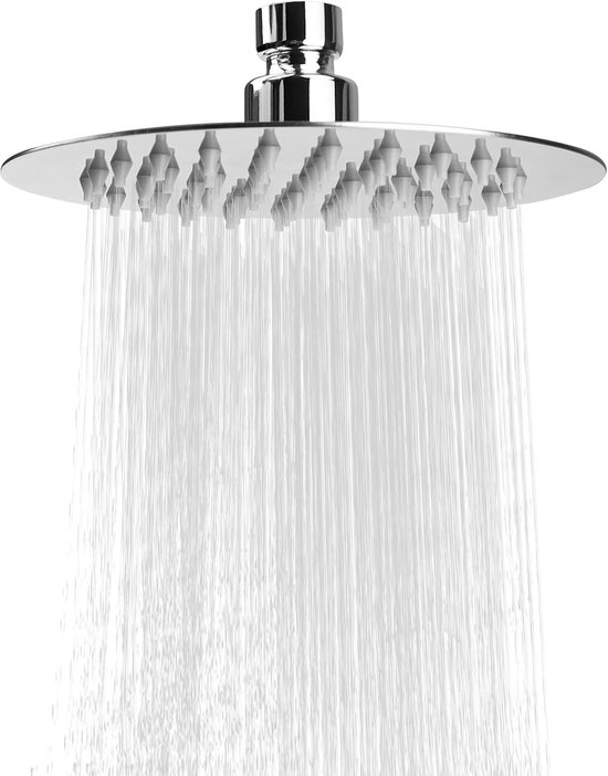15 cm fixed shower head, DEANKEJI stainless steel 304, large shower head, silicone water outlet, shower heads, the water flow is straight and not inclined, facilitates cleaning van DEANKEJI