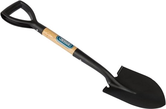 15072 Ronde Punt Mini Schep - Houten Schacht - Tuinieren Gereedschap van $