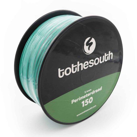 150m - 3.4mm (Extra dik!) Perimeterdraad geschikt voor alle Robotmaaiers - Universeel - To the South® van Merkloos	