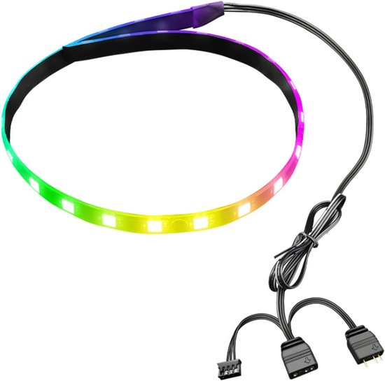15.7in Magnetische LED Strip - RGB PC LED Strip - 5V ARGB Aura Sync Aanpasbare Computer Chassis Decoratie van Merkloos	