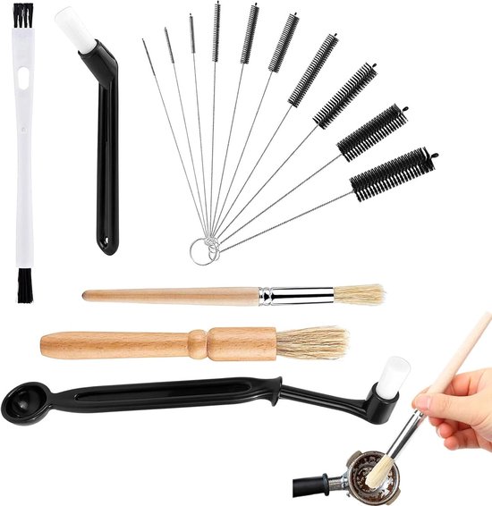 15pcs Schoonmaakborstels - Volledig Automatische Koffieborstel - Barista Borstel - Schoonmaakset Voor Volledig Automatische Koffiemachine Voor Bonen - Granen van Merkloos	