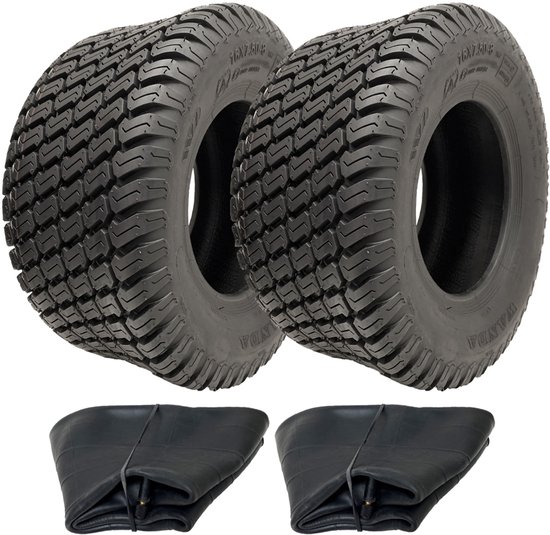16x7.50-8 Grasmaaierbanden & binnenbanden 4ply Wanda Grass P332 Road Legal (Set van 2) van Wanda