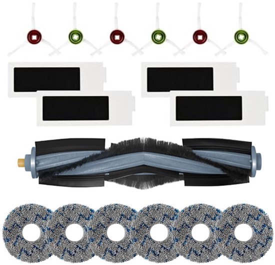 17-pack geschikt voor Ecovacs, Deebot, T20, Omni T20e robotstofzuigeraccessoires van FSProductions