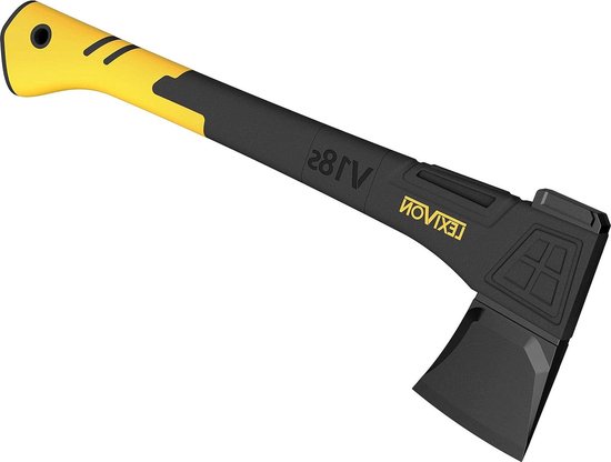 18 inch Camping-houtkloofbijl met ergonomische handgreep - inclusief draagbare beschermende schede van Merkloos	