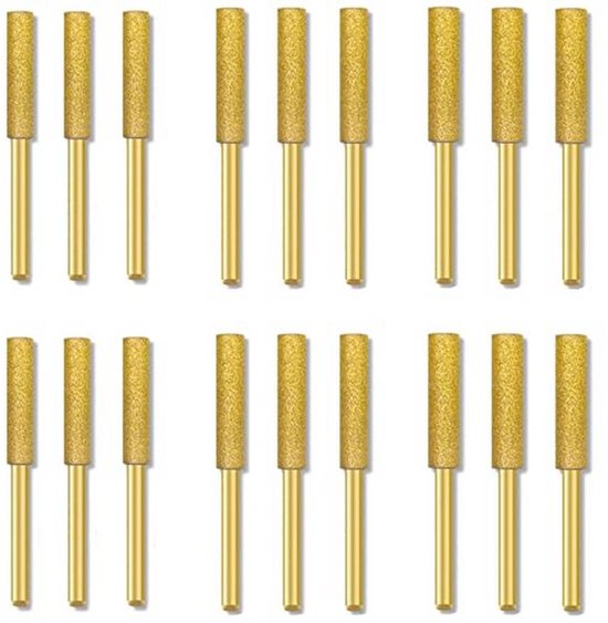 18 Stuks Diamant Slijpwielen voor Kettingzaag - Snelle en Eenvoudige Slijping van Merkloos	