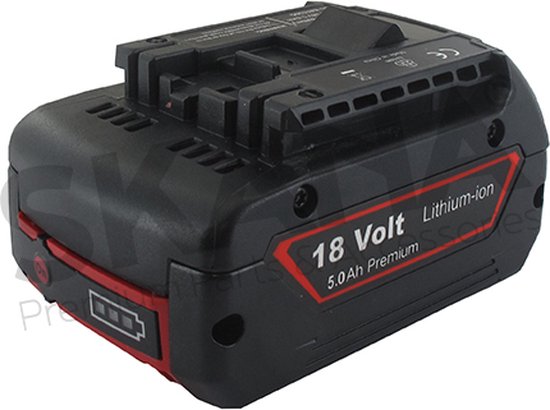 18V - 5.0A lithium/ion accu geschikt voor BOSCH elektrisch gereedschap van Bosch
