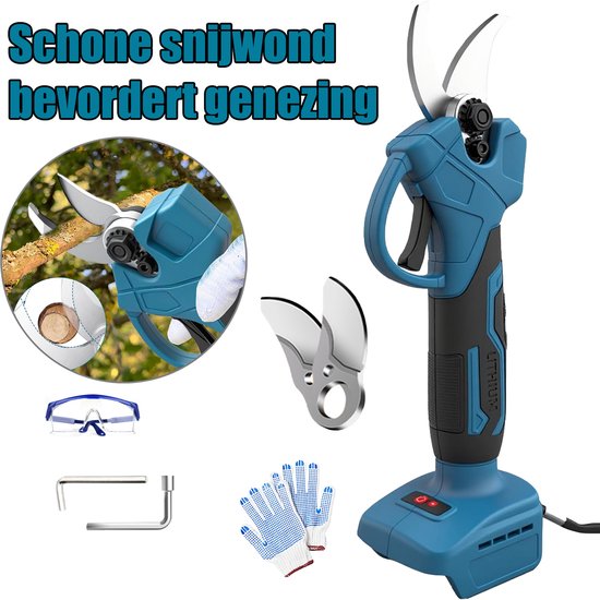 18V Accu Elektrische Snoeischaar - Gemotoriseerde Tuinschaar voor Zwaar Werk, Ideaal voor Artritische Handen - Tuinsnoeischaar (Accu Niet Inbegrepen)