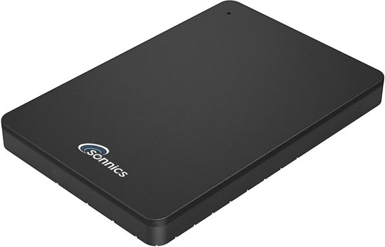 1TB Externe Draagbare Harde Schijf met USB 3.0 voor PC, Mac, Smart TV, XBOX ONE en PS4 - Zwart van Merkloos	