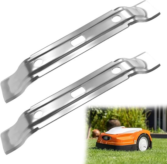 2-delige set messen geschikt voor Stihl robotmaaiers, 20 cm van Merkloos	