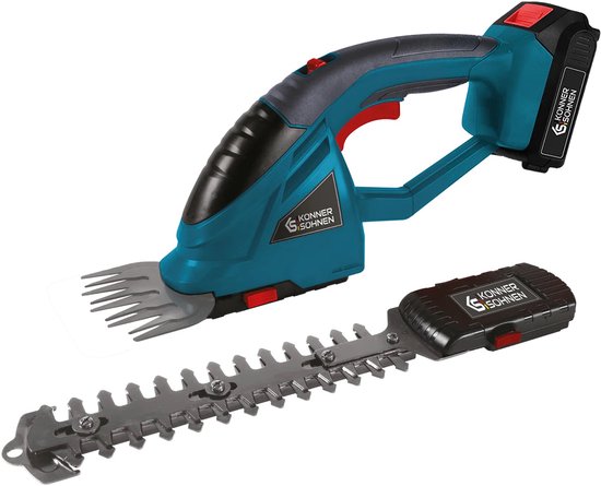 2-in-1 Grasschaar en Heggenschaar - Grastrimmer - Met Accu en Lader van Merkloos	