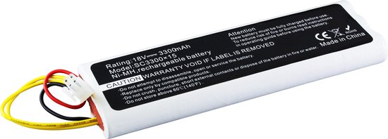 2 NiMh accu's, batterijen, 3300 mAh, voor Husqvarna Automower van VHBW