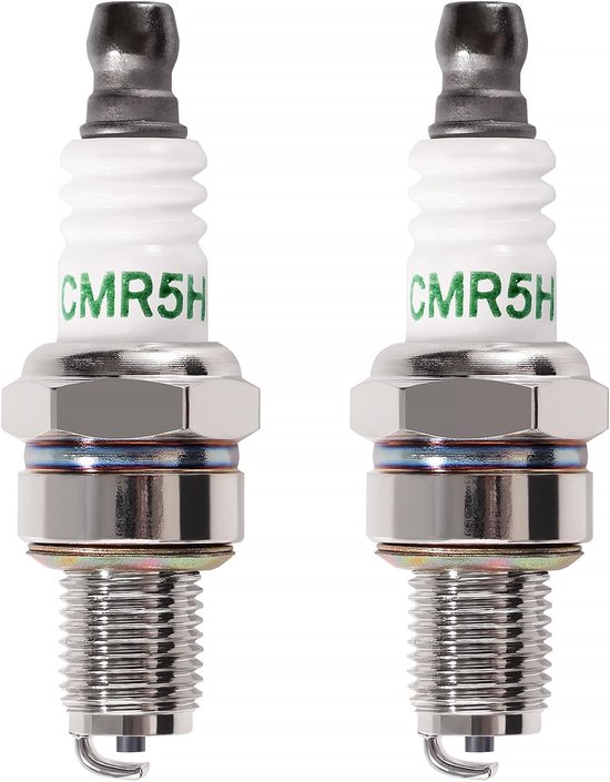 2-pack bougies CMR5H - Geschikt voor grasmaaiers CM5H / CMR5H / CMR6H / CMR7H - Vervangende bougies - Viertaktbougies - Compatibel met Honda GX25 en GX35 motoren