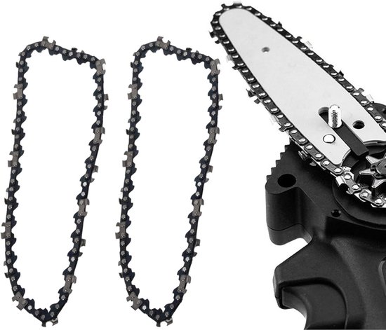 2-Pack Kettingzaagkettingen 6 Inch Vervangende Koppelingsketting met 36 Schakels voor Accu Kettingzagen van Merkloos	