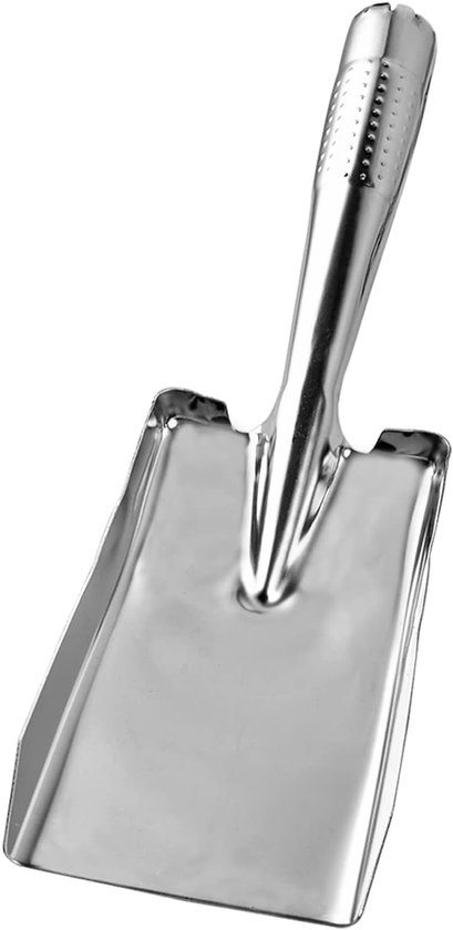 2-pack tuinscheppen/handscheppen, roestvrijstalen tuingereedschap voor verplanten, wieden, verplaatsen, egaliseren, graven en planten van Merkloos	